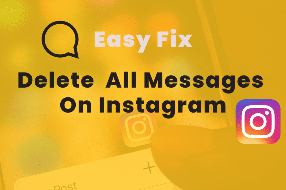 delete all instagram messages at once