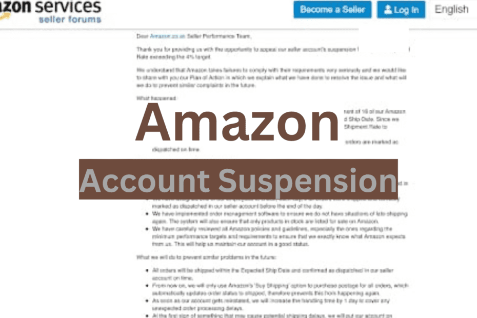 how to avoid Amazon account suspension