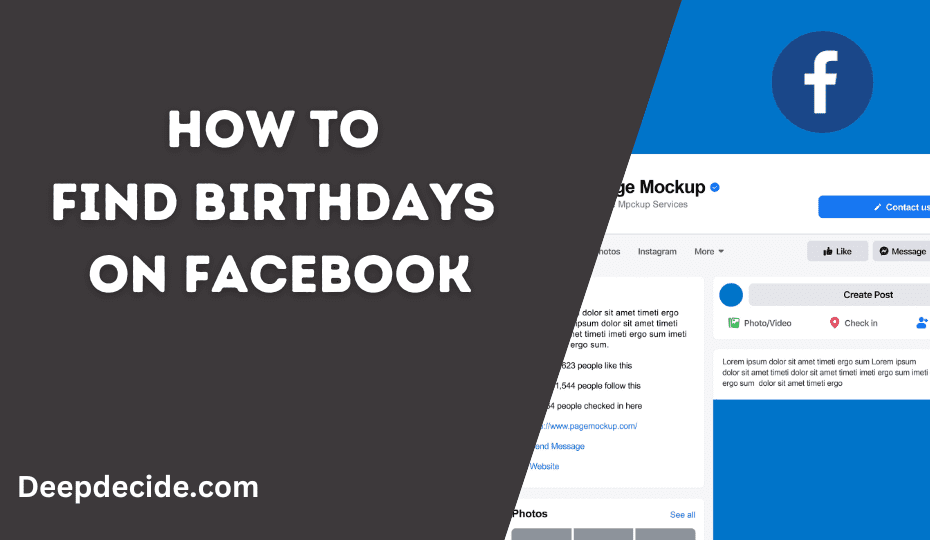 find birthdays on facebook