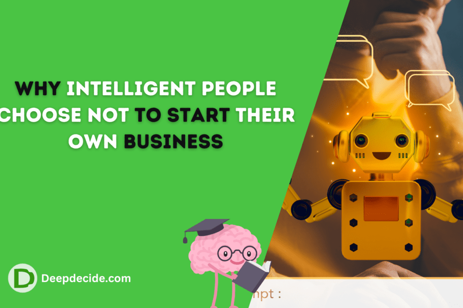 Why Not to Start Their Own Business