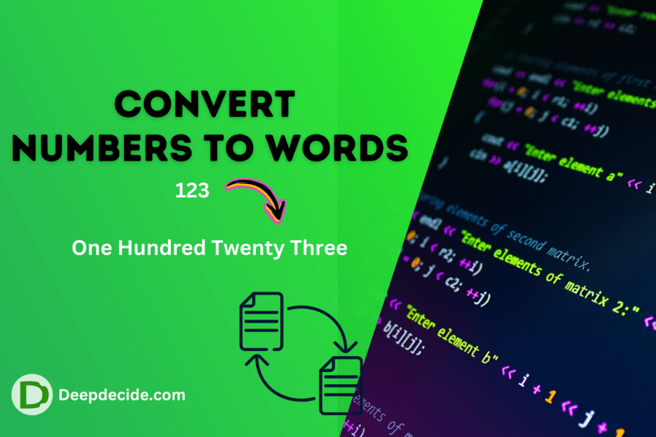 Convert Numbers to Words (Python C++ )