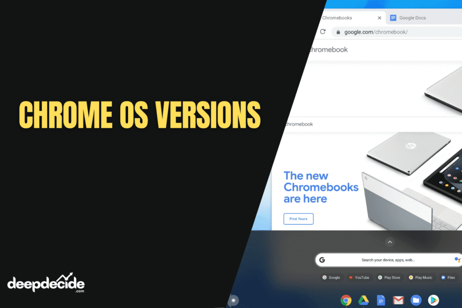 chrome os versions