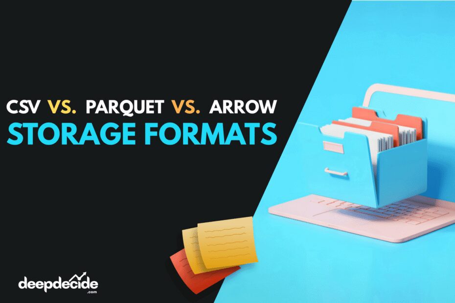 CSV vs. Parquet vs. Arrow Storage Formats